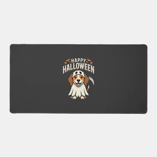 Gelukkig Halloween Beagle Hond Design_1 Bureaumat (Voorkant)
