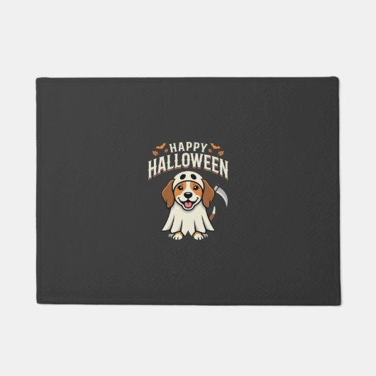 Gelukkig Halloween Beagle Hond Design_1 Deurmat (Voorkant)