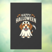 Gelukkig Halloween Beagle Hond Design_1 Raamsticker (Vel 3)