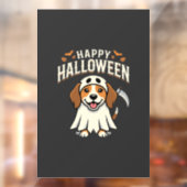Gelukkig Halloween Beagle Hond Design_1 Raamsticker (Vel 2)