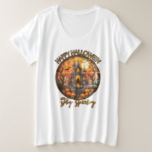 Gelukkig Halloween, blijf spookachtig, castel