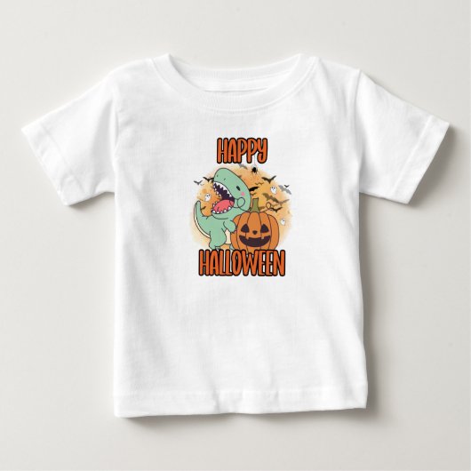 Gelukkig Halloween-body voor baby's (Voorkant)