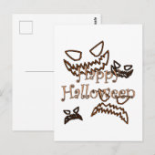 gelukkig Halloween Briefkaart (Voorkant / Achterkant)