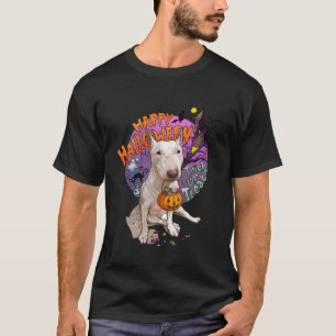 Gelukkig Halloween Bull Terrier Kostuum Leuke Bull T-shirt