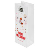 Gelukkig Halloween Cadeautas | Spook- & Pompoenont (Achterkant Gekanteld)