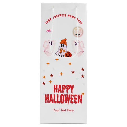 Gelukkig Halloween Cadeautas | Spook- & Pompoenont (Voorkant)
