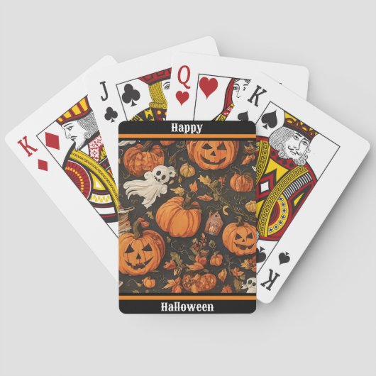 Gelukkig Halloween Collectie Pokerkaarten (Achterkant)