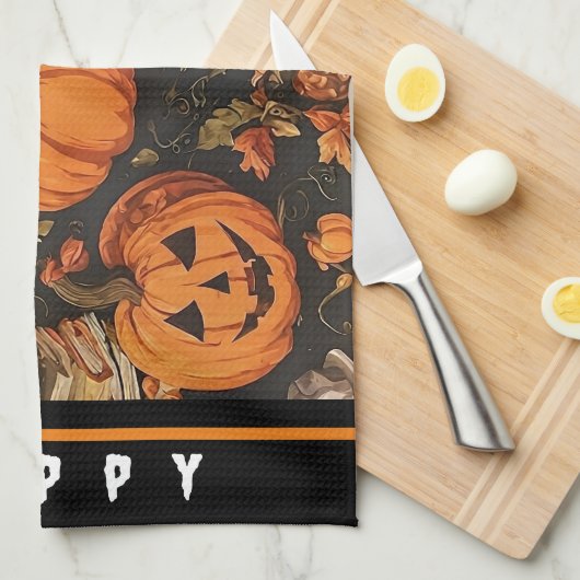 Gelukkig  Halloween Collectie Theedoek (Quarter Fold)