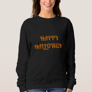 Gelukkig Halloween Dames Oranje Zwart Trui