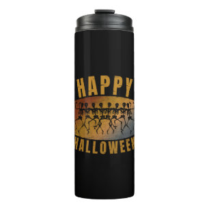 GELUKKIG HALLOWEEN DANSE SKeleT Thermosbeker