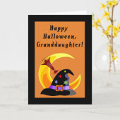 Gelukkig Halloween, de Kaart van de Kleindochter (Gele Bloem)