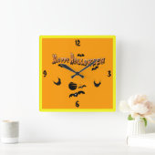 Gelukkig Halloween & de Knuppels - Vierkante Klok (Huis)
