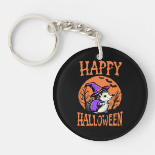 Gelukkig Halloween Egeltje Heks Sleutelhanger