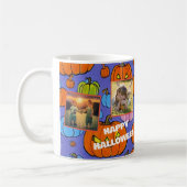 Gelukkig halloween familie foto collage monogram koffiemok (Links)