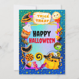 Gelukkig Halloween feest gevuld met trick-or-treat