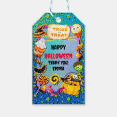 Gelukkig Halloween feest gevuld met trick-or-treat Cadeaulabel (Voorkant)