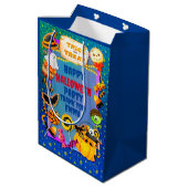 Gelukkig Halloween feest gevuld met trick-or-treat Medium Cadeauzakje (Achterkant Gekanteld)