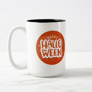 Gelukkig Halloween Feest - Halloween Kostuum Tweekleurige Koffiemok