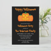 Gelukkig Halloween-feest Kaart (Staand voorkant)