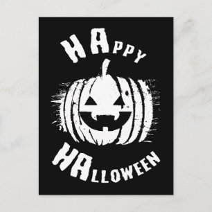 Gelukkig Halloween-feest Pompoen Briefkaart