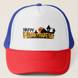 Gelukkig Halloween feest Trucker Pet