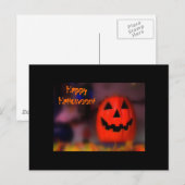 Gelukkig Halloween Feestdagenkaart (Voorkant / Achterkant)
