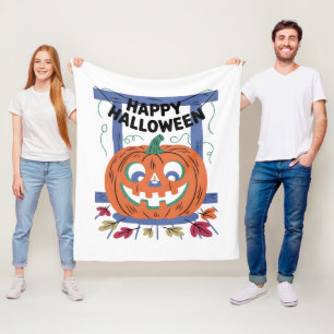 Gelukkig Halloween fleece deken