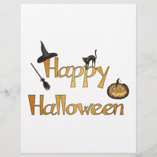 Gelukkig Halloween Flyer