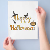 Gelukkig Halloween Flyer (Hand)