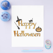 Gelukkig Halloween Flyer (Enkel)