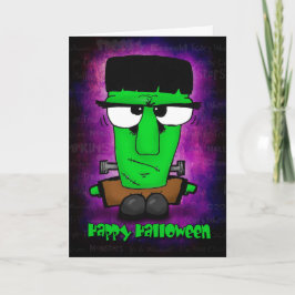 Gelukkig Halloween Frankie Kaart