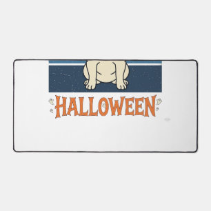 Gelukkig Halloween Franse Bulldog Heks Spinnenweb Bureaumat
