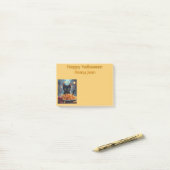 Gelukkig Halloween friet en ketchup Post-it® Notes (Op bureau)