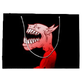 Gelukkig Halloween Geest Groot Cadeauzakje (Achterkant)