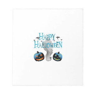 Gelukkig Halloween Geest -Halloween Kostuum Pumkin Notitieblok