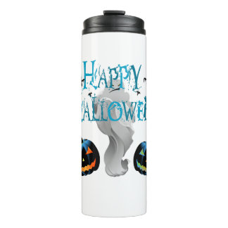 Gelukkig Halloween Geest -Halloween Kostuum Pumkin Thermosbeker