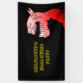 Gelukkig Halloween Geest Spandoek (Verticaal)