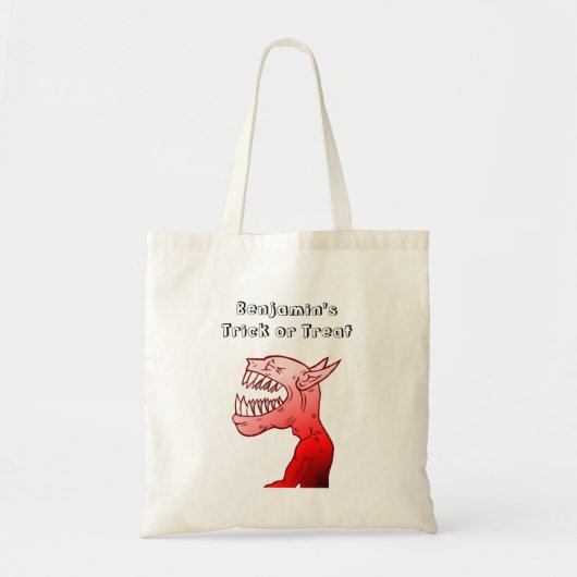 Gelukkig Halloween Geest Tote Bag (Voorkant)