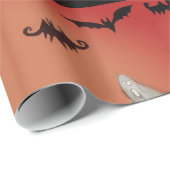Gelukkig Halloween Geesten & Pompoen Wrapping Papi Cadeaupapier (Rol Hoek)