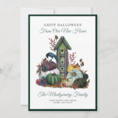 Gelukkig Halloween Gothic New Home Vakantie Verhui Aankondiging (Voorkant)