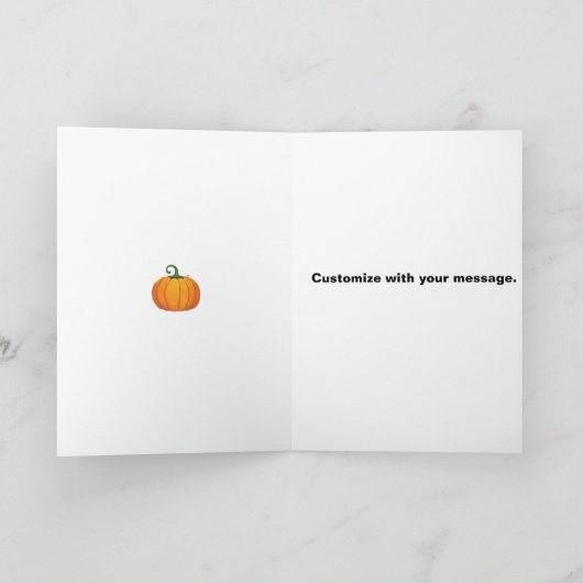 Gelukkig Halloween Grafisch ontwerp wenskaart Kaart (Binnen)