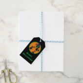 Gelukkig Halloween Grappige Cadeautag Cadeaulabel (Met Touw)