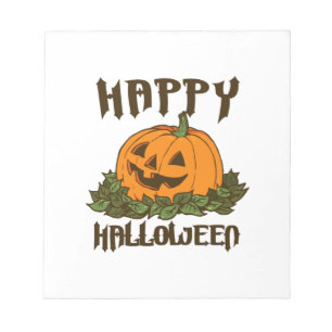 Gelukkig Halloween Grappige Halloween Kostuum Notitieblok