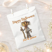 Gelukkig Halloween GROOT OGEN POMPOEN SCARECROW Bedankzakje (Geknipt)