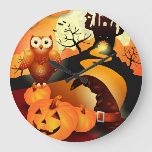Gelukkig Halloween! Grote Klok