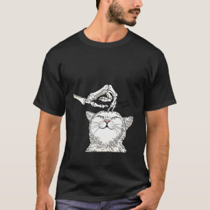 Gelukkig Halloween Hand Schedel Eng Halloween Zwar T-shirt
