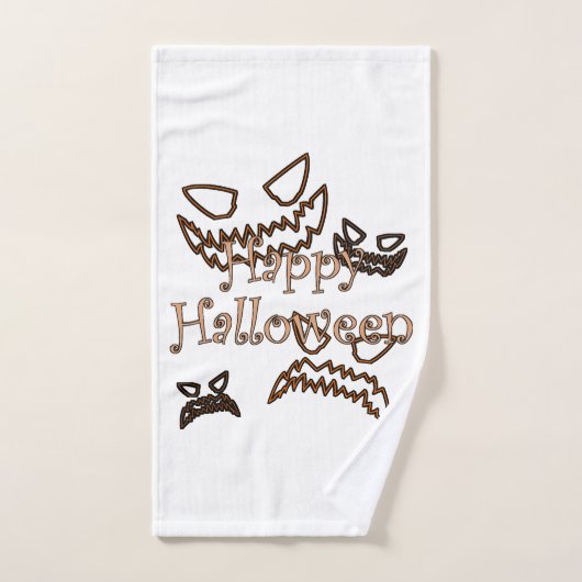 gelukkig Halloween Handdoek (Handdoek)
