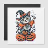 Gelukkig Halloween Heks Kat (Voorkant / Achterkant)