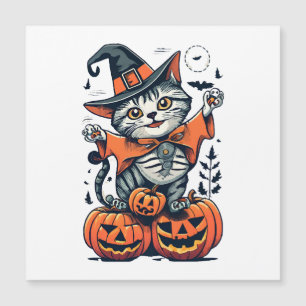 Gelukkig Halloween Heks Kat