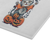 Gelukkig Halloween Heks Kat Snijplank (Hoek)